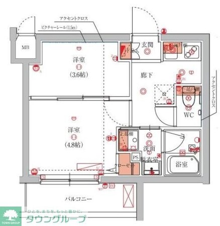 ハーモニーレジデンス池袋ウエストの物件間取画像